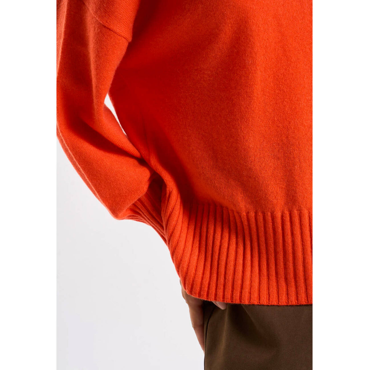 Pull  cachemire "Monptilya" - Mandarine