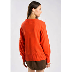 Pull  cachemire "Monptilya" - Mandarine