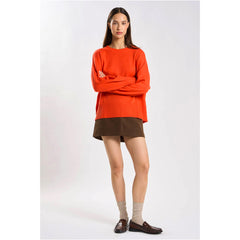 Pull  cachemire "Monptilya" - Mandarine