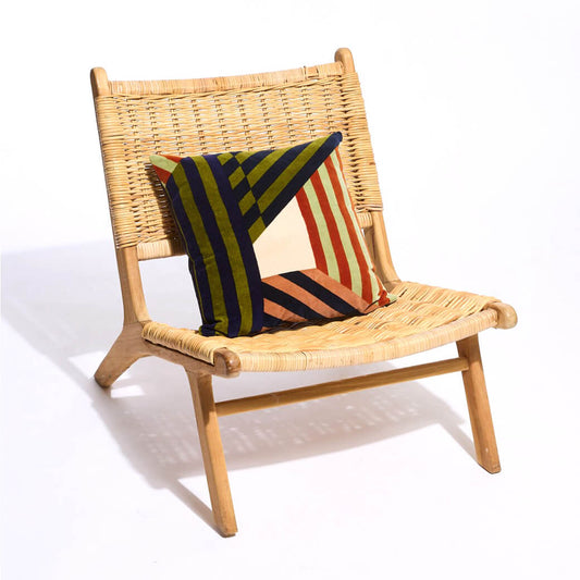 Housse de coussin velours "Shibuya" - Sauge
