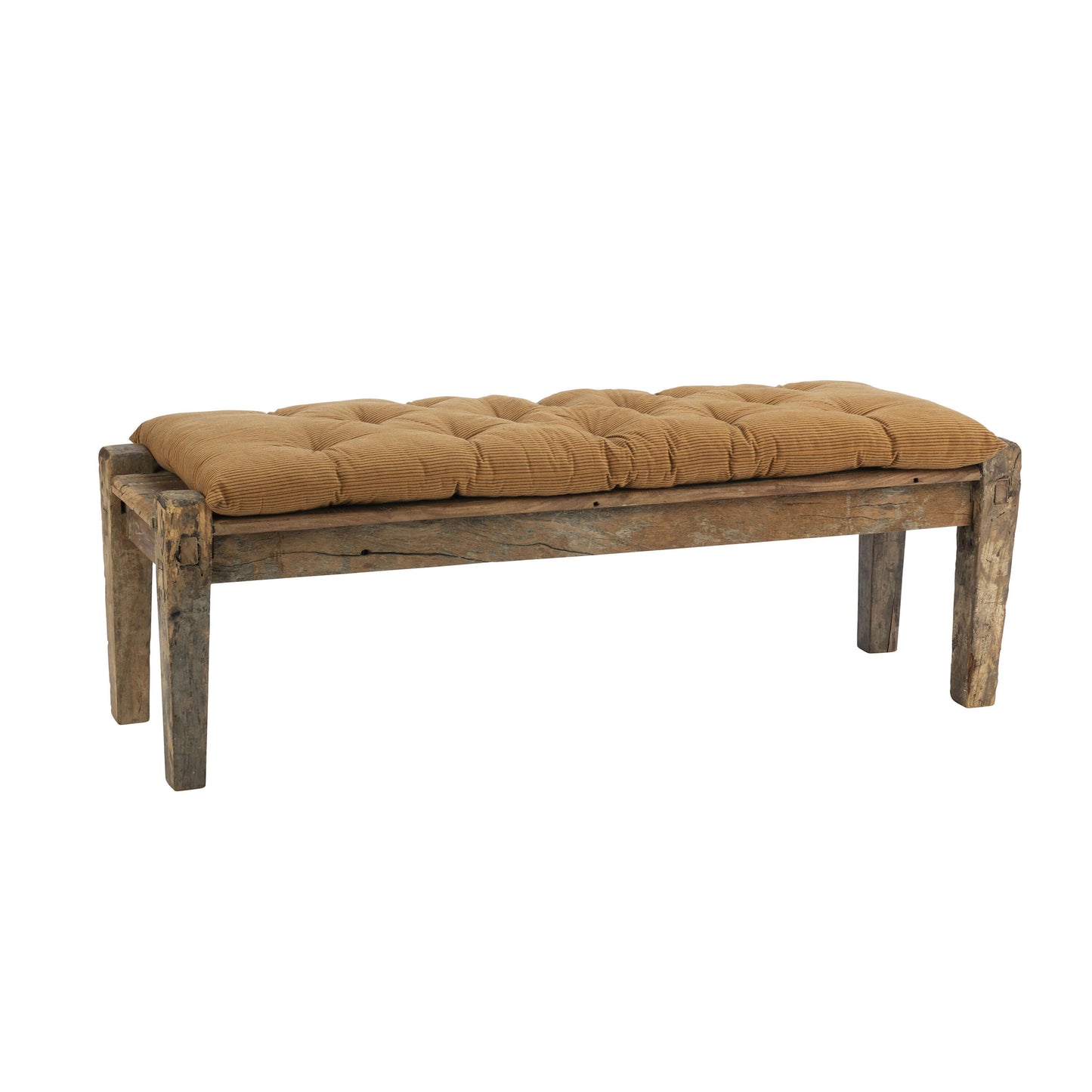 Banc Indien en bois ancien recyclé