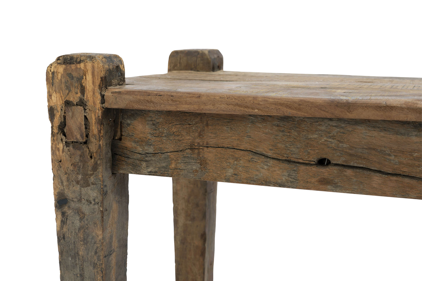 Banc Indien en bois ancien recyclé