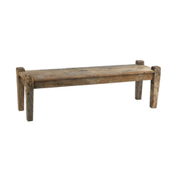 Banc Indien en bois ancien recyclé