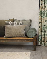 Banc Indien large en bois ancien recyclé