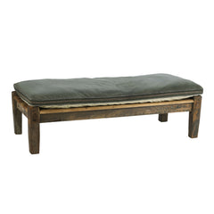 Banc Indien large en bois ancien recyclé