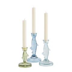 Bougeoirs Poisson verre X3