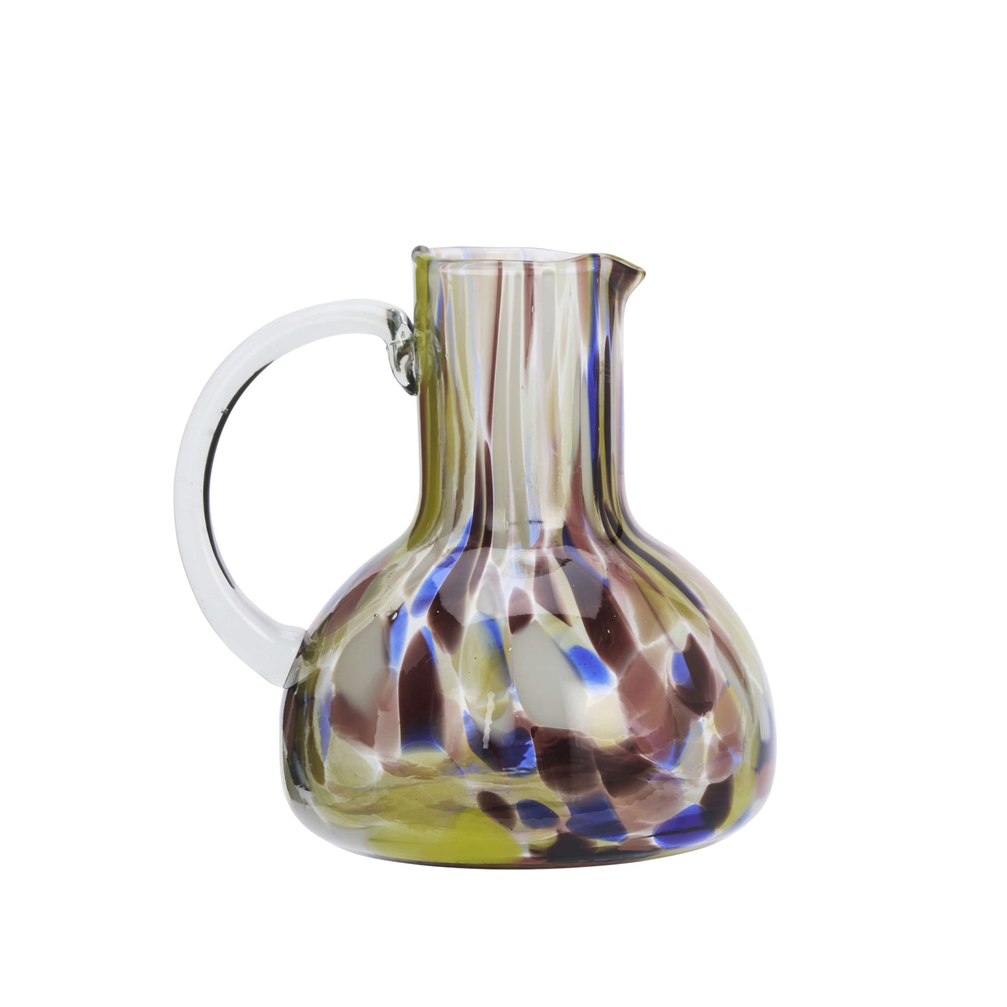 Carafe verre soufflé - Multicolore