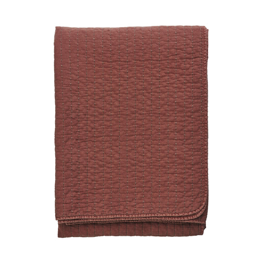 Couvre-lit quilté - Brique