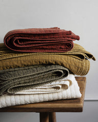 Couvre-lit quilté - Ivoire