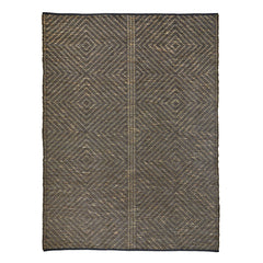 Tapis jute & coton 180x270 - Charbon
