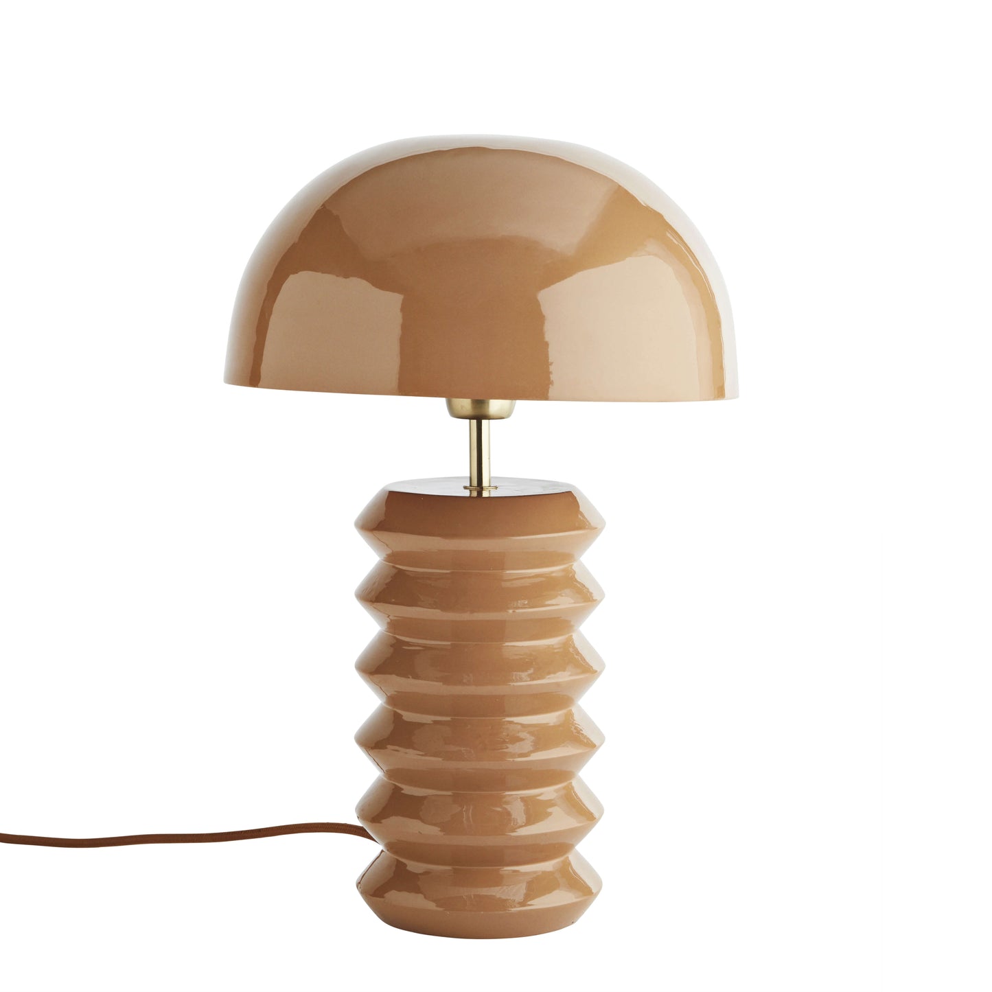Lampe métal émaillé - Terracotta