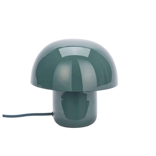 Lampe "Mini Mushroom" métal émaillé - Bleu grisé