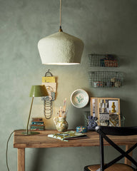 Lampe sur pied métal émaillé - Army