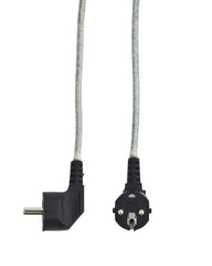 Lampe sur pied métal émaillé - Bleu gris