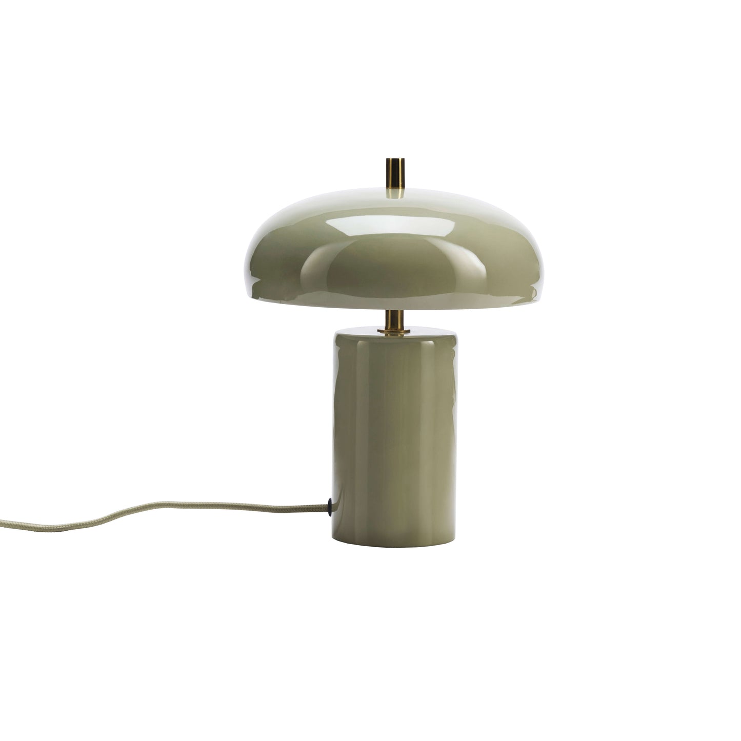 Petite lampe métal émaillé - Sauge