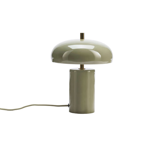 Petite lampe métal émaillé - Sauge