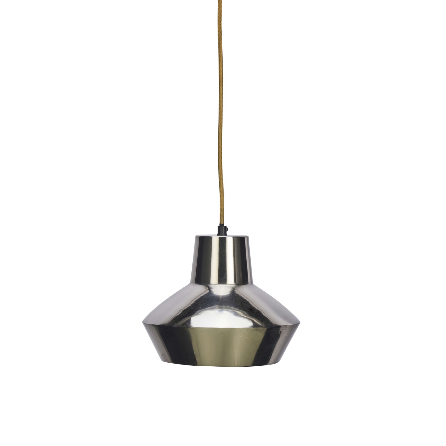 Petite suspension métal chromée