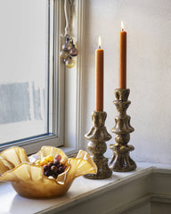 Plat en verre "Froufrou" - Caramel