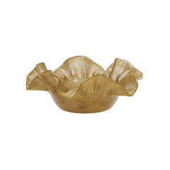 Plat en verre "Froufrou" - Caramel