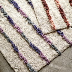 Tapis shaggy coton 70x140 - Multico