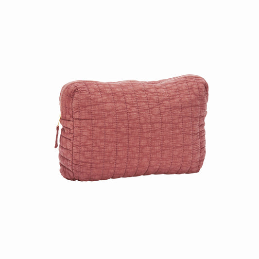 Trousse quiltée - Brique