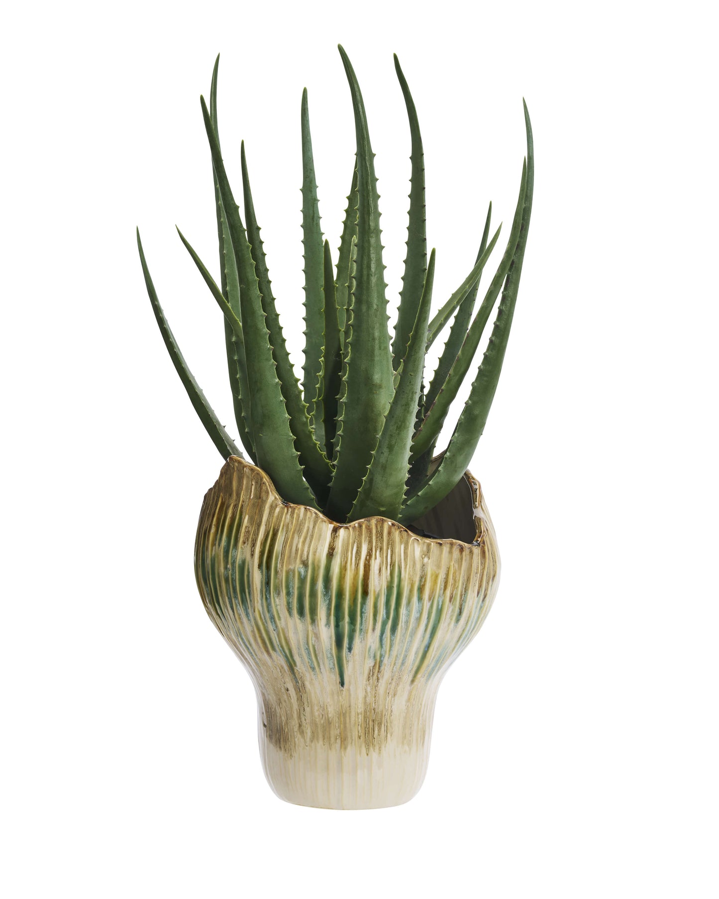 Vase en céramique Rétro Floral - M