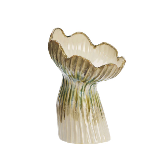 Vase en céramique Rétro Floral - L