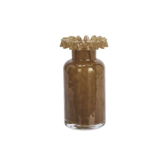 Vase en verre soufflé - Caramel