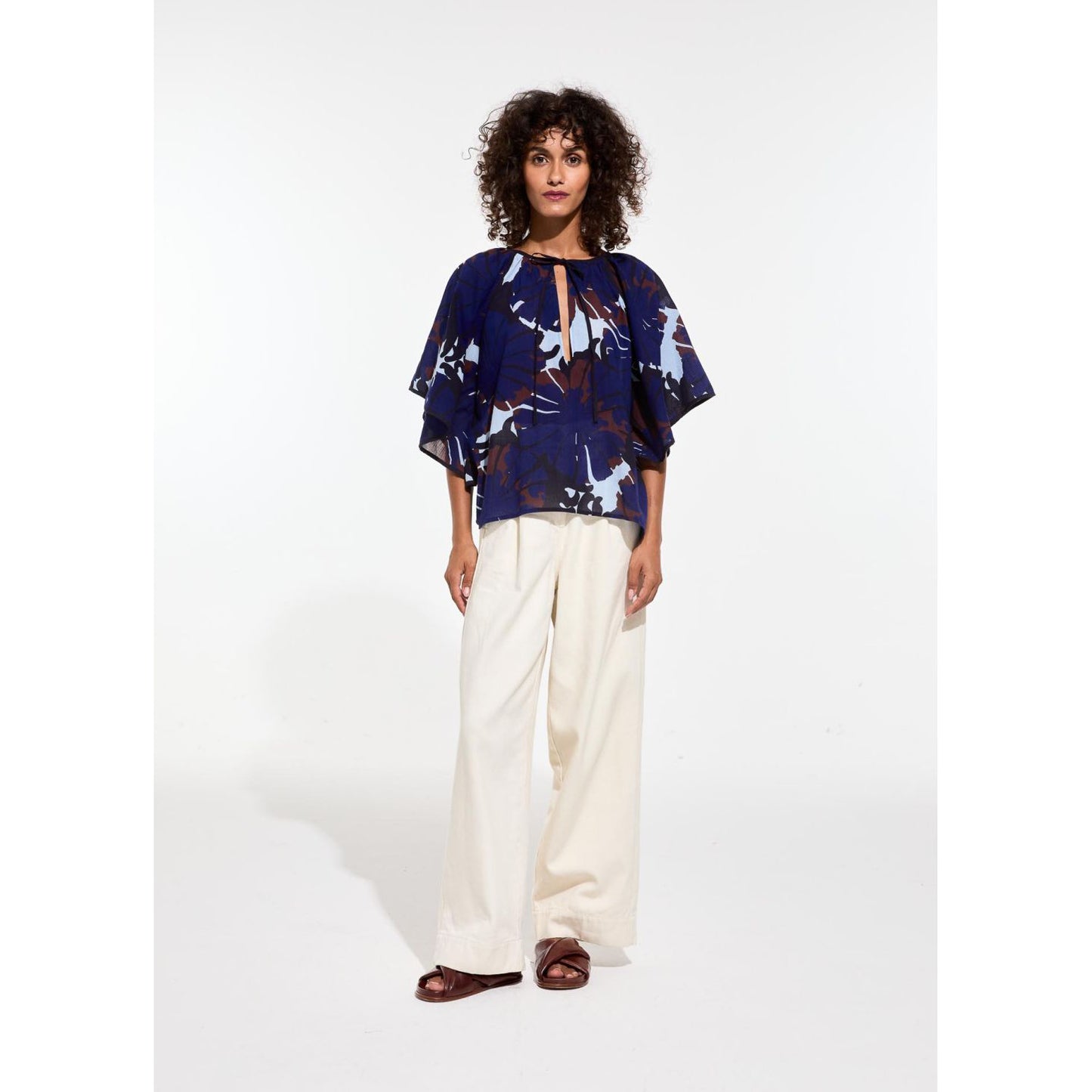 Blouse "Lita Pavot" - Bleu