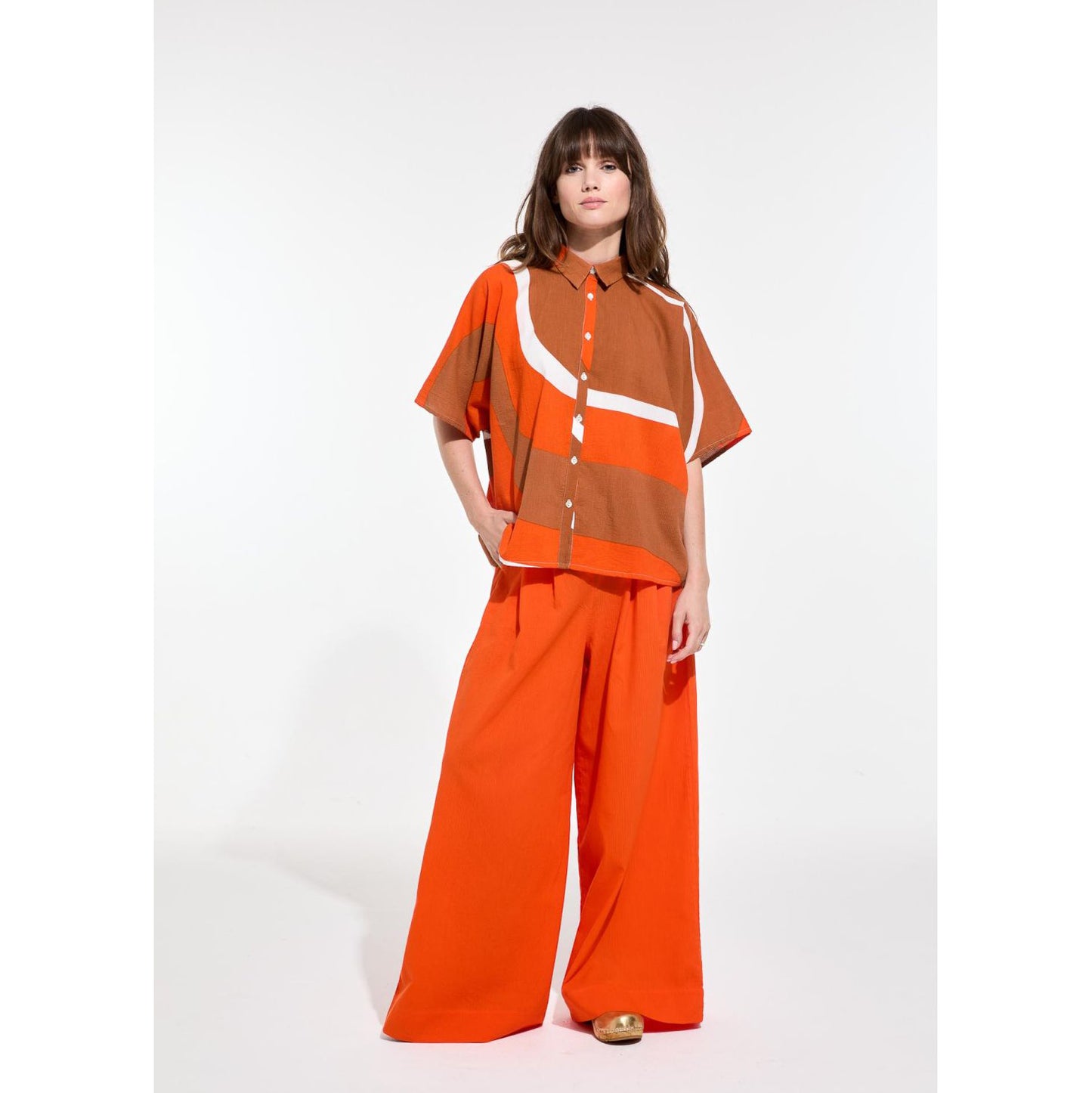 Chemise "Nora Madone" - Orange