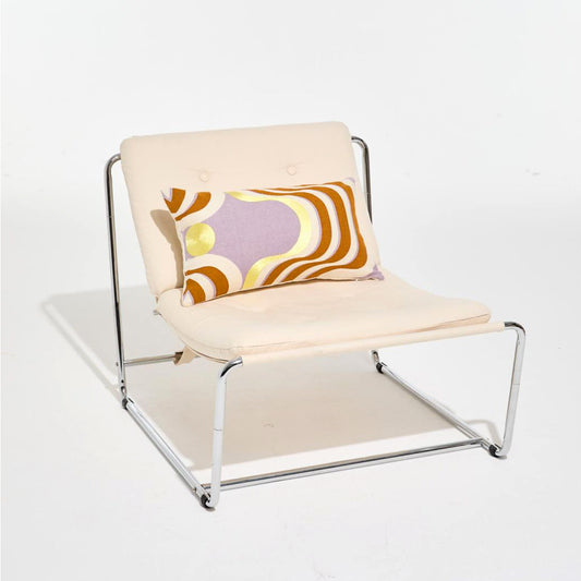 Housse de coussin "Nébuleuse" soie - Sun