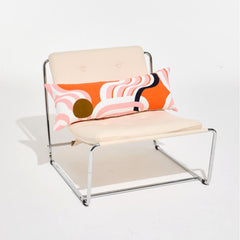 Housse de coussin "Nébuleuse" - Terracotta
