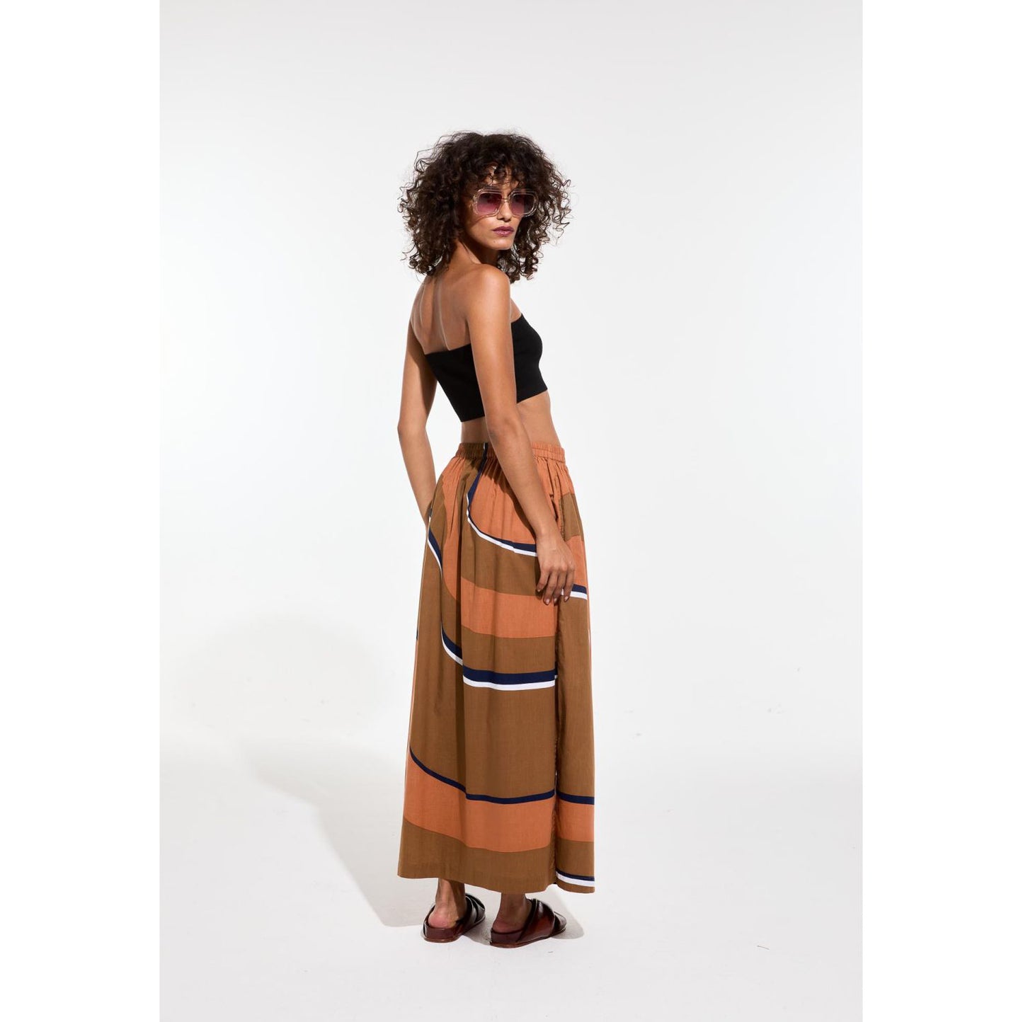 Jupe "Juliette Madone" - Terracotta
