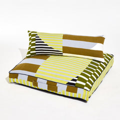 Housse de coussin XL "Sol" - Kaki