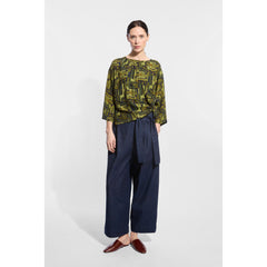 Jean wide leg "Zao" denim brut lavé