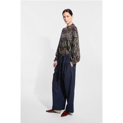 Jean wide leg "Zao" denim brut lavé