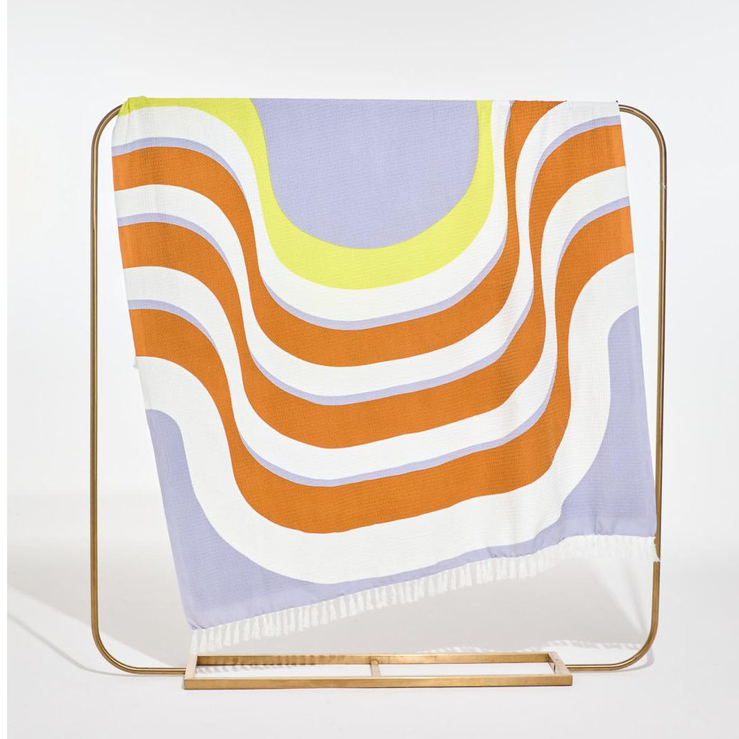 Plaid "Nébuleuse" graphique - Sun