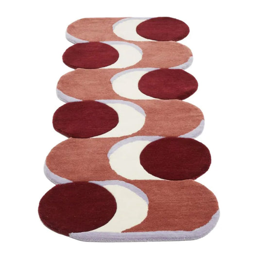 Tapis "Nymphe" laine 70x180 - Terracotta
