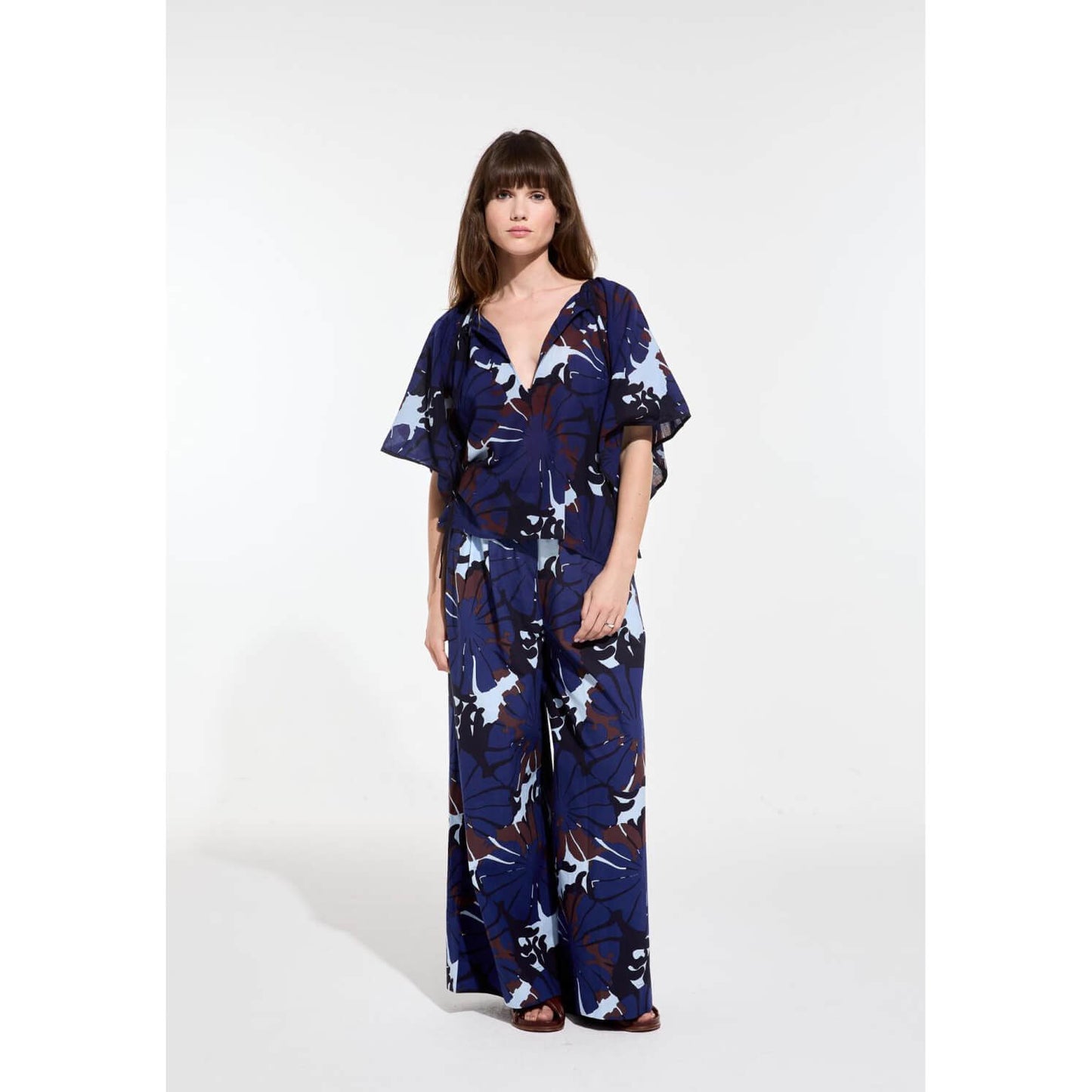 Blouse "Lita Pavot" - Bleu