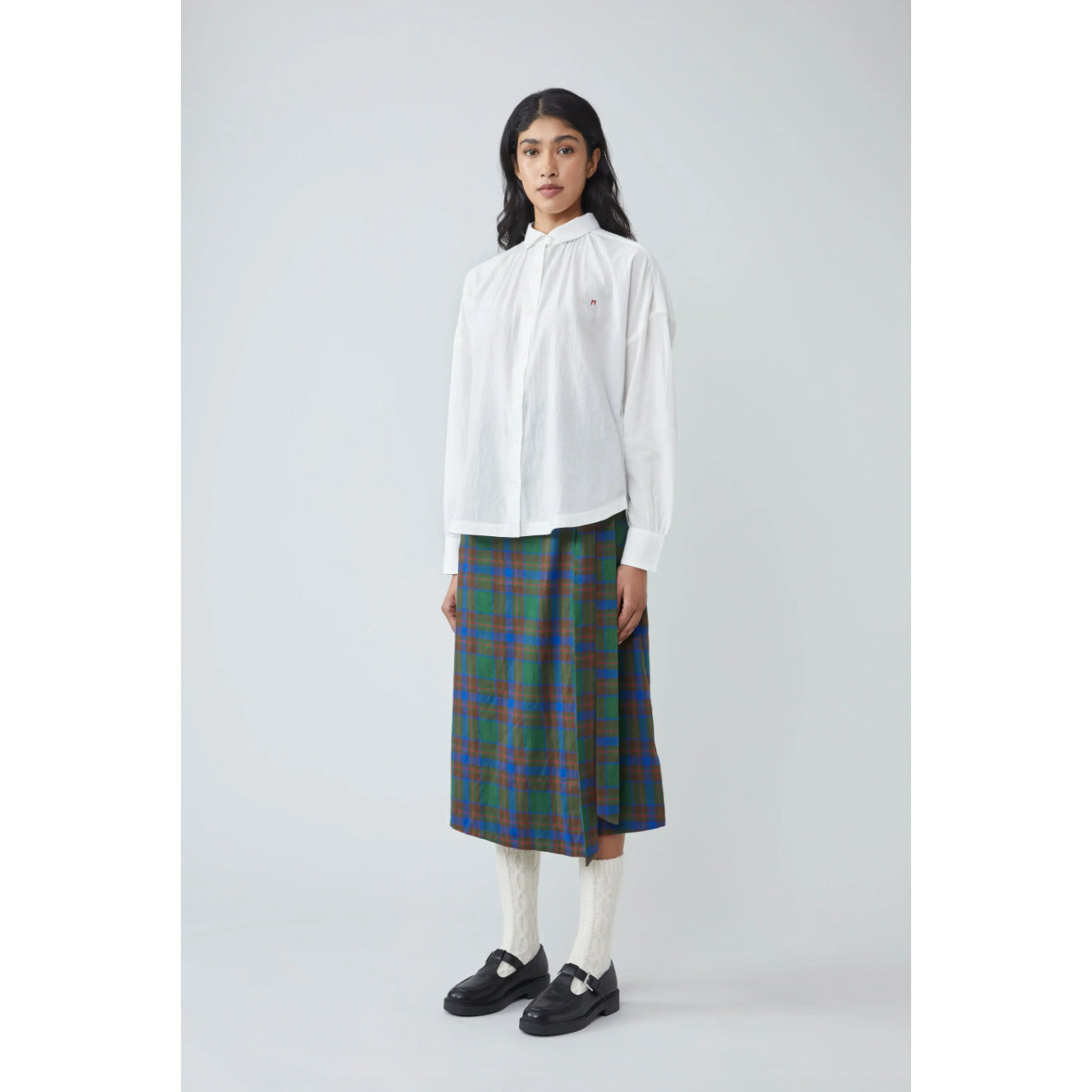 Blouse "Kate Crimp" - Natural