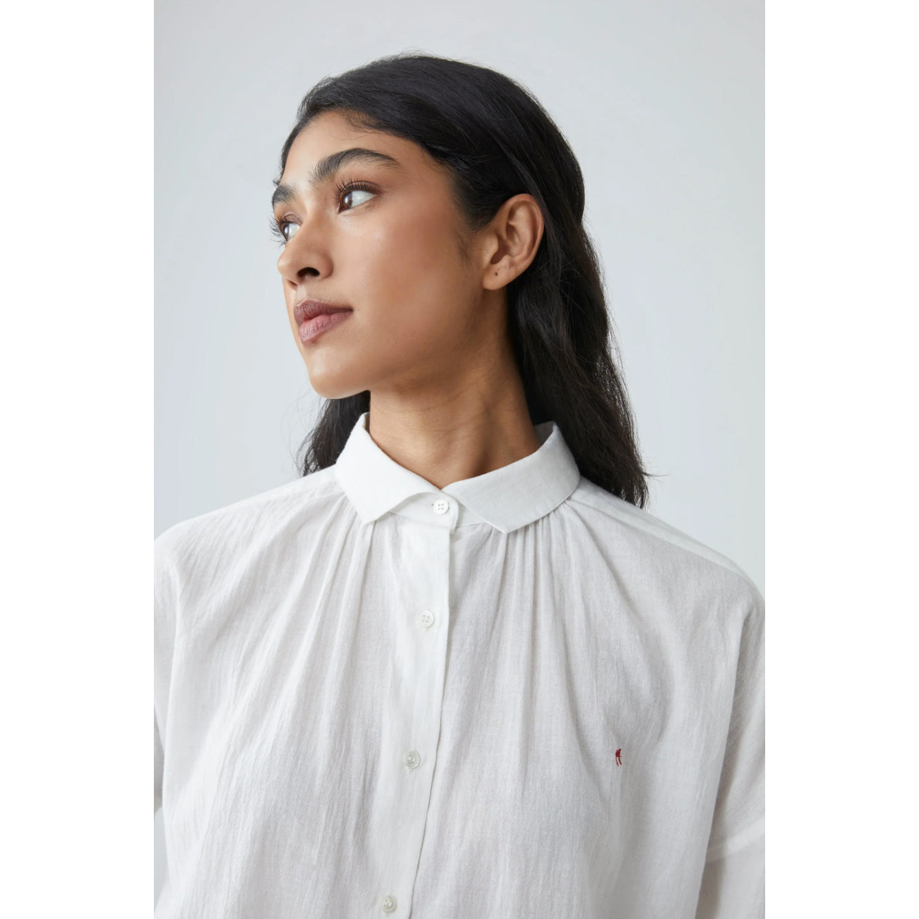 Blouse "Kate Crimp" - Natural