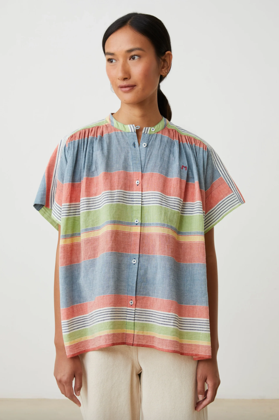 Blouse "Max" Sand stripes