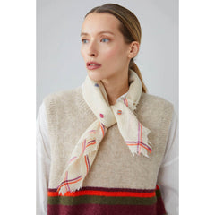 Carré "Chelsea" N°815 laine - Poppy