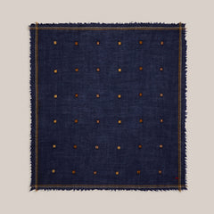 Carré "Chelsea" N°815 laine - Magic blue
