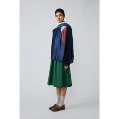 Foulard laine & soie "Flag" N°805 - Fig