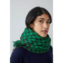 Echarpe laine & soie "Paolo" N°703 - Oxford Green