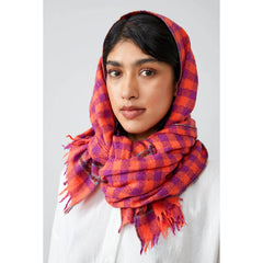 Echarpe laine & soie "Paolo" N°703 - Poppy red