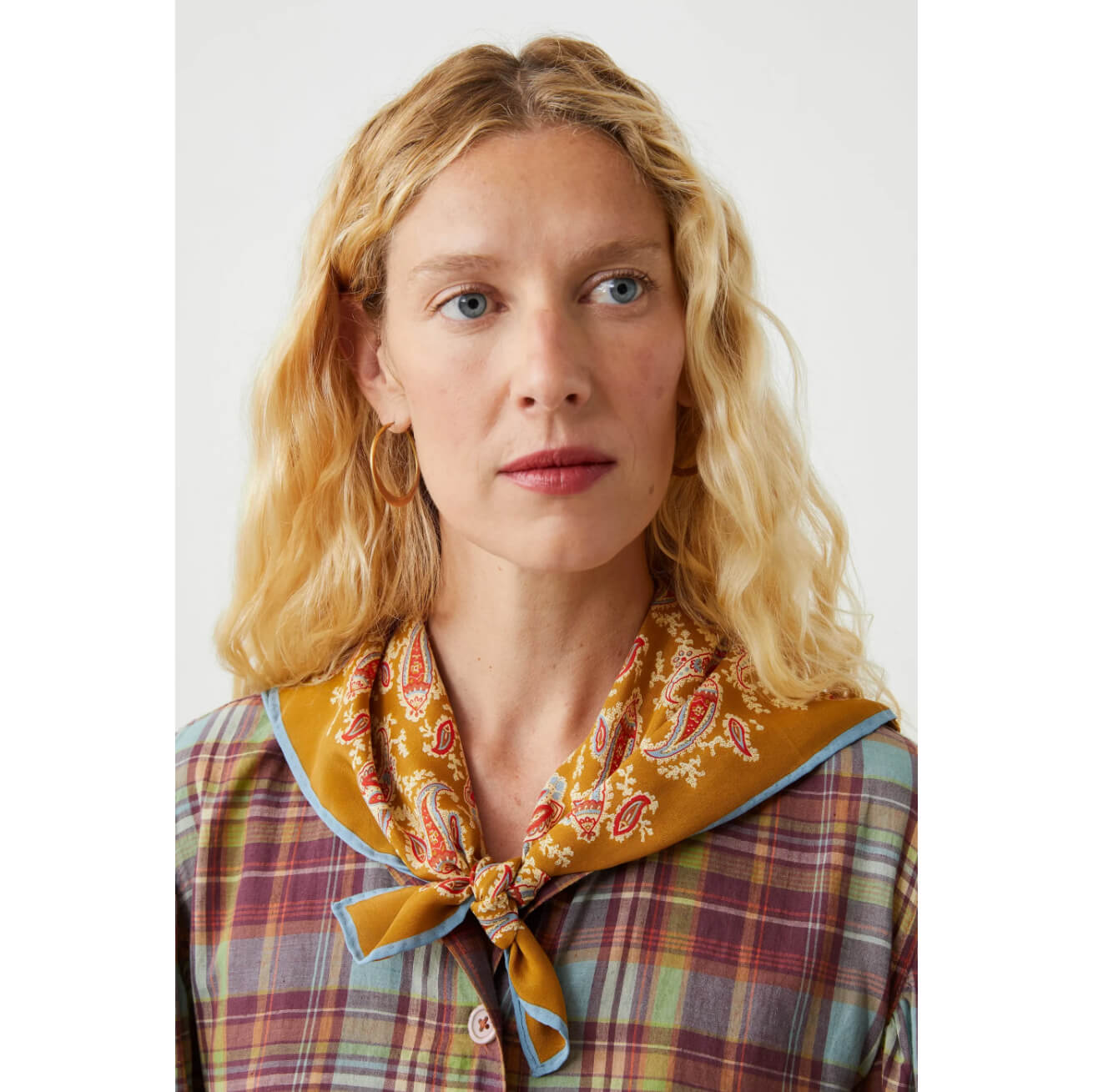 Carré en soie "Colibri" N°763 - Minéral