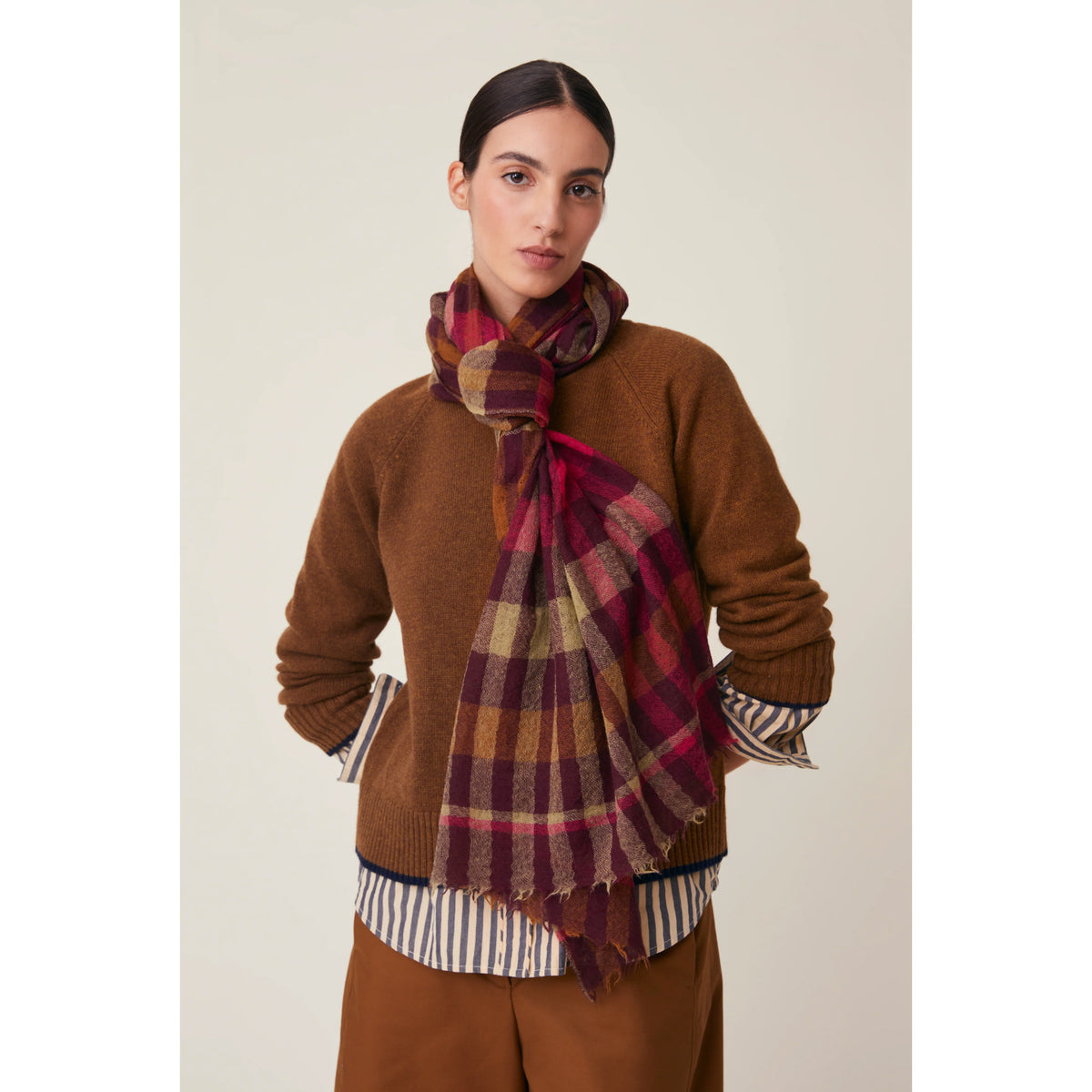 Foulard en laine "Acrobat" N°859 - Taffeta