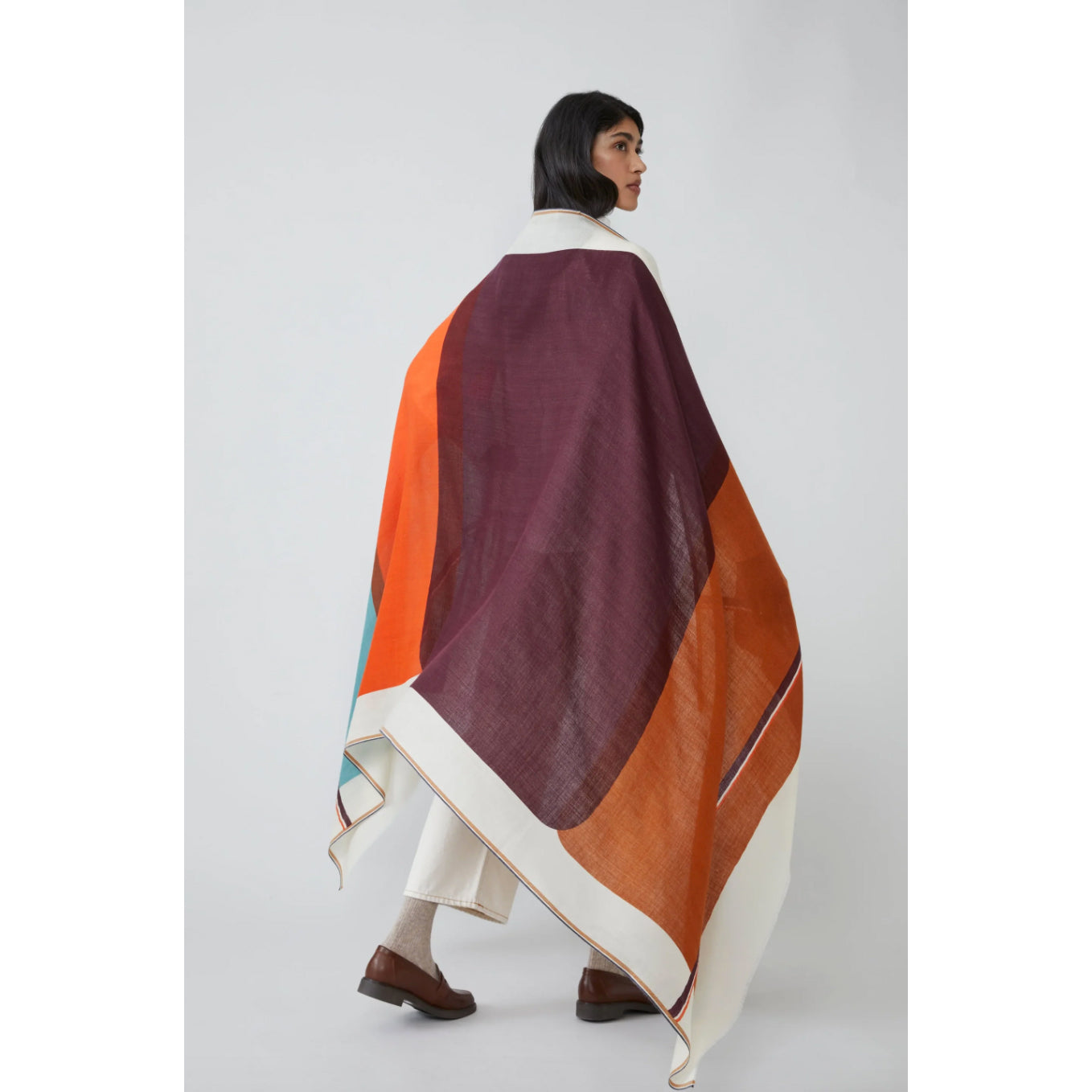 Foulard laine "Nino" N°807 - Poppy